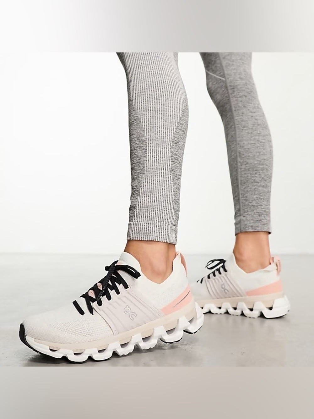On Cloudswift 3 Women’s Size 9 Ivory Rose CloudTec Running Shoes Athletic Pink